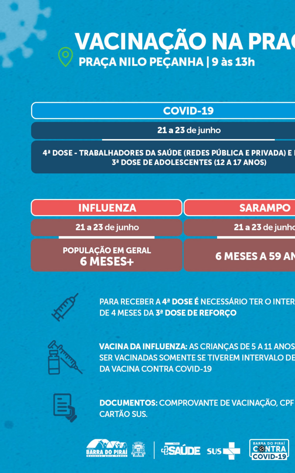Vacina&ccedil;&atilde;o em Barra