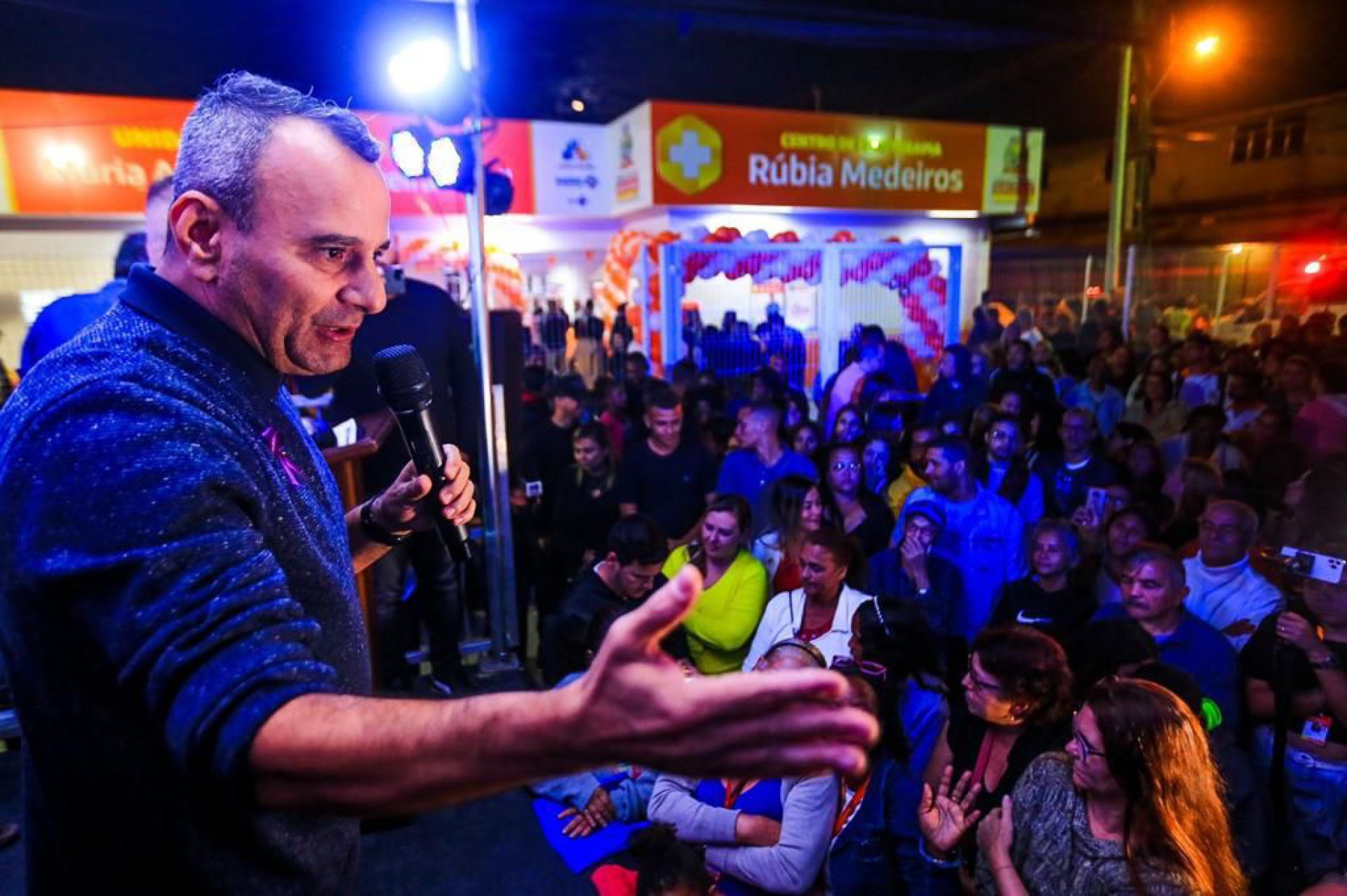 O prefeito Waguinho destacou os investimentos que o munic&iacute;pio tem feito na Sa&uacute;de - Rafael Barreto / PMBR