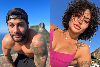 Jesus Luz assume romance com Aline Campos