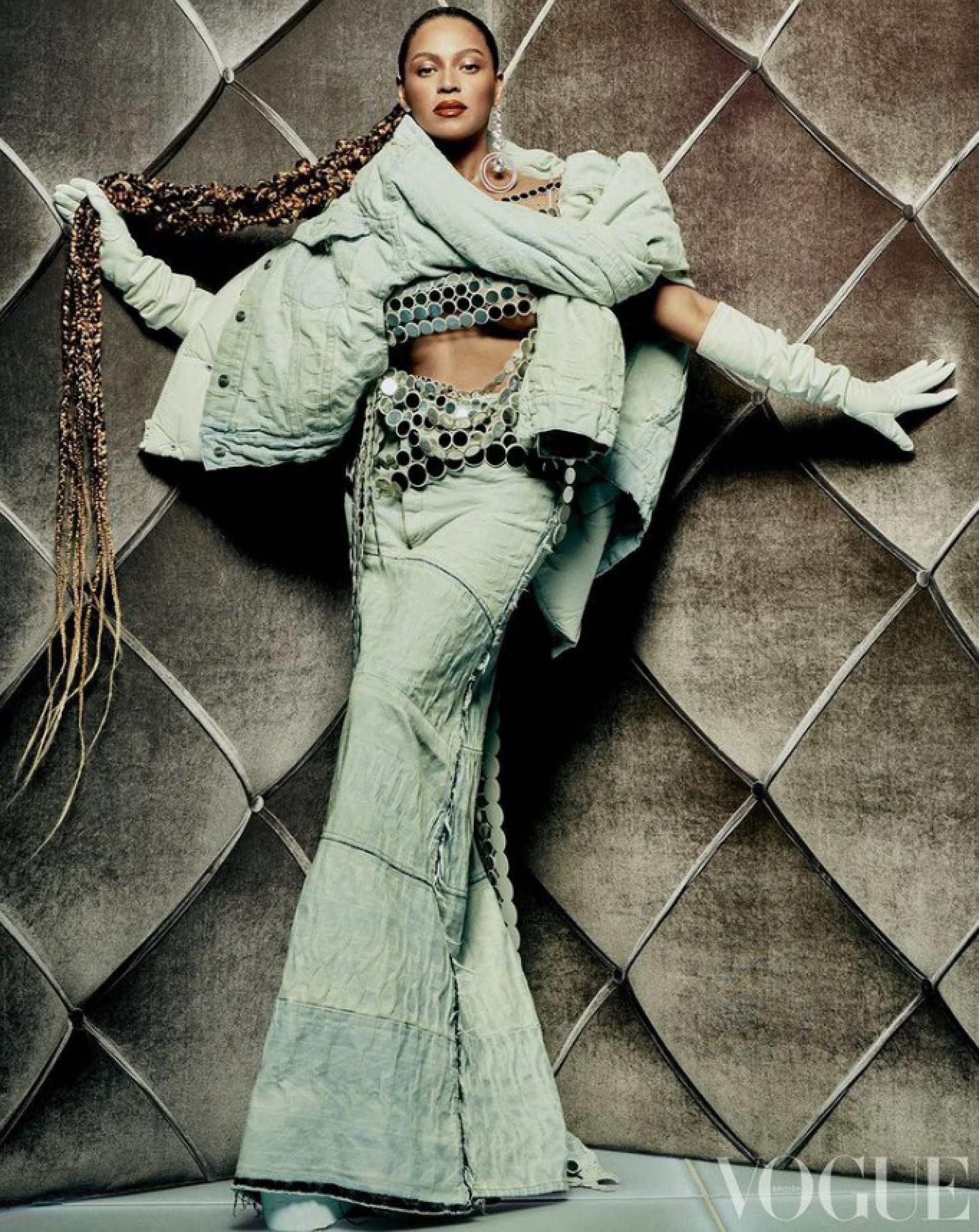 Beyoncé na capa da Vogue britânica - Reprodução/Instagram