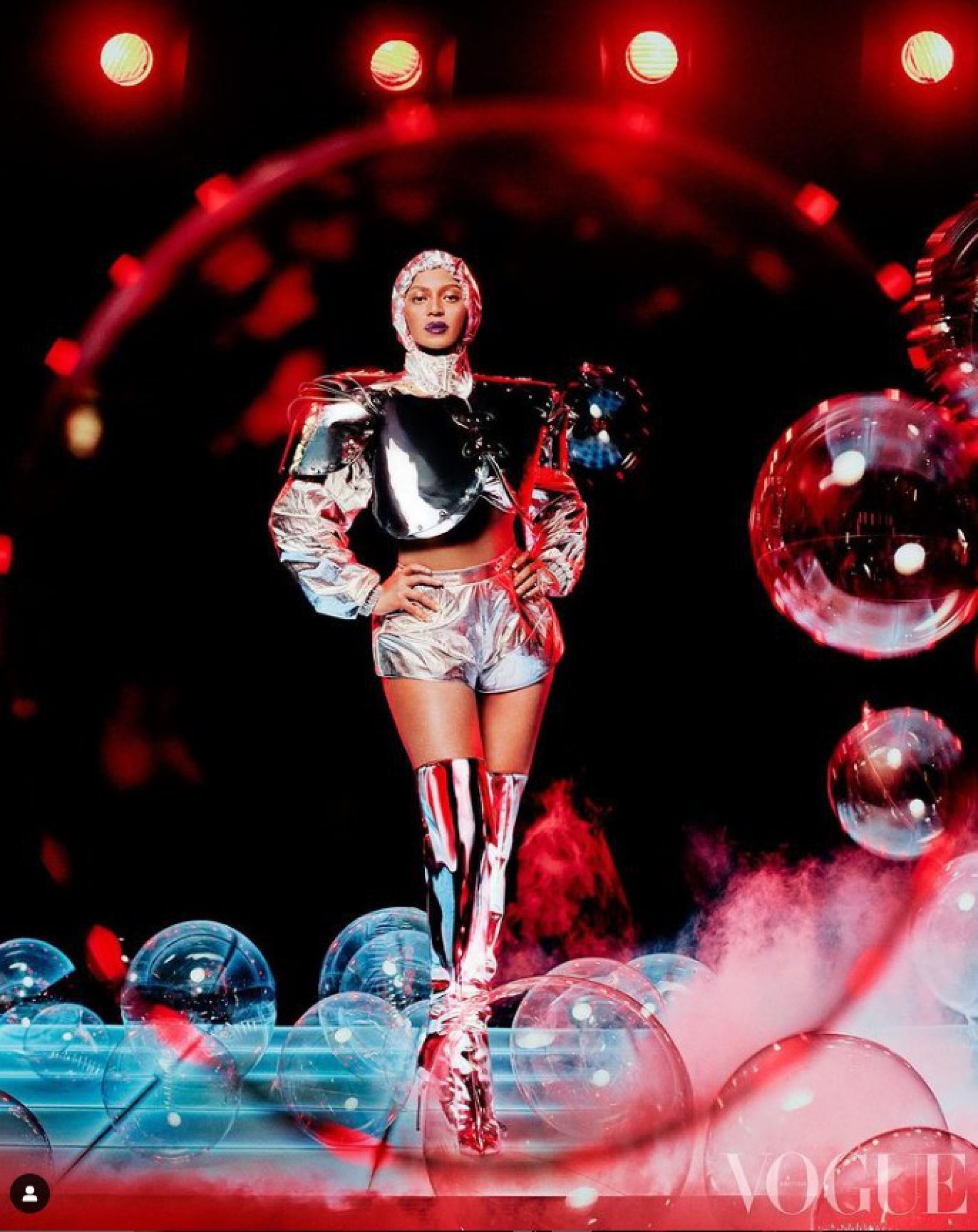 Beyoncé na capa da Vogue britânica - Reprodução/Instagram