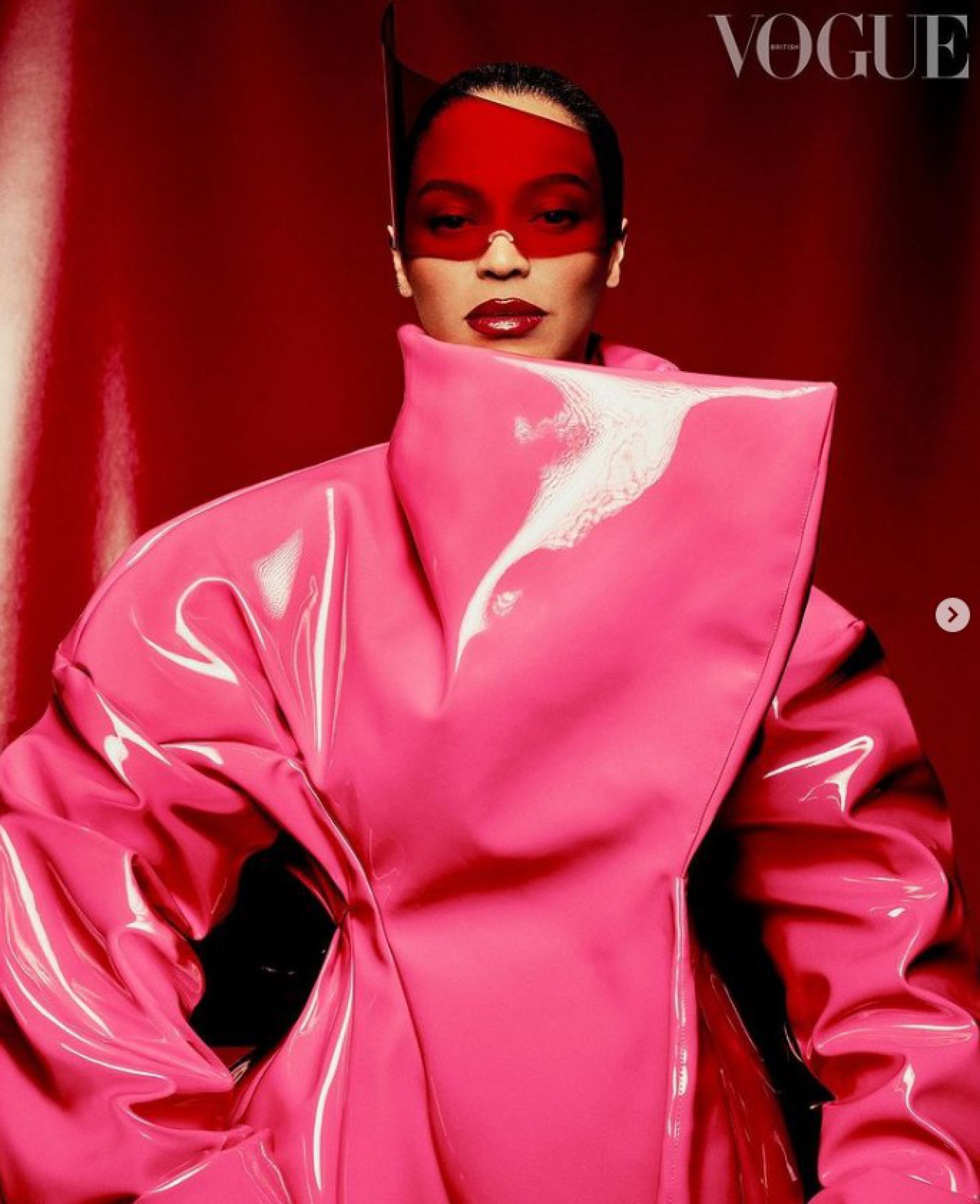 Beyoncé na capa da Vogue britânica - Reprodução/Instagram