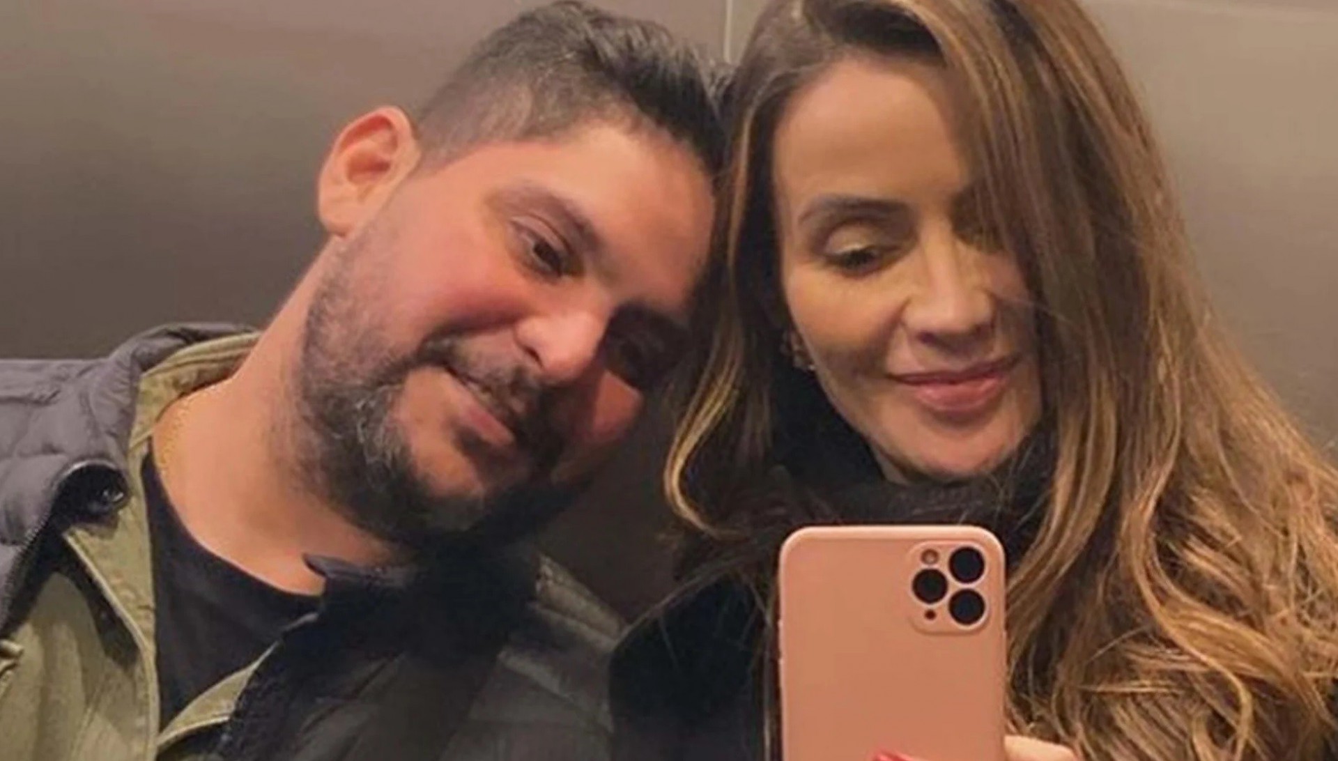 Jorge e a esposa, Rachel Boscatti - Reprodução