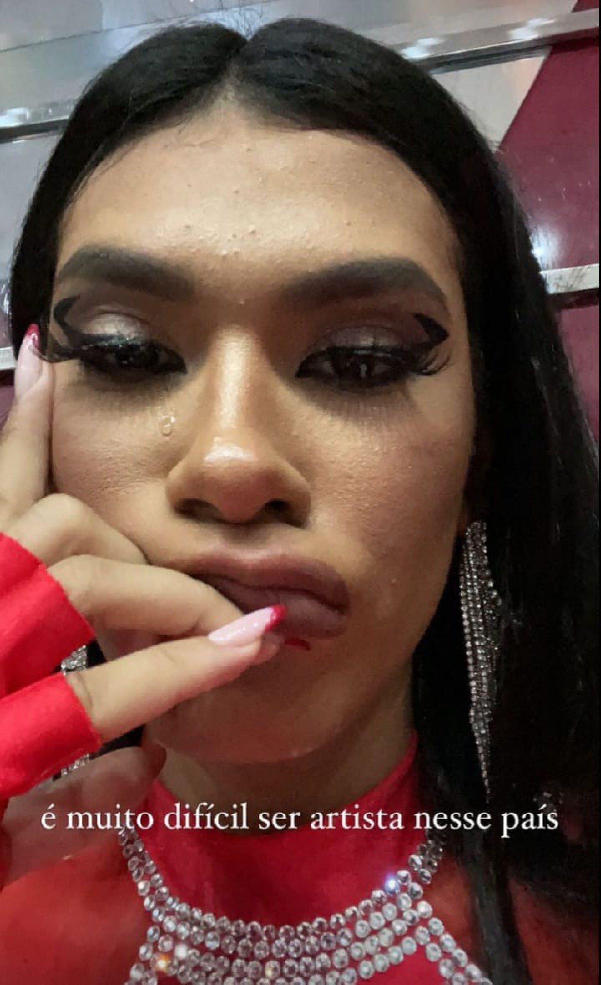 Pocah desabafou após sua apresentação na Parada LGBTQIAP+ acabar antes da hora  - Reprodução/Instagram 