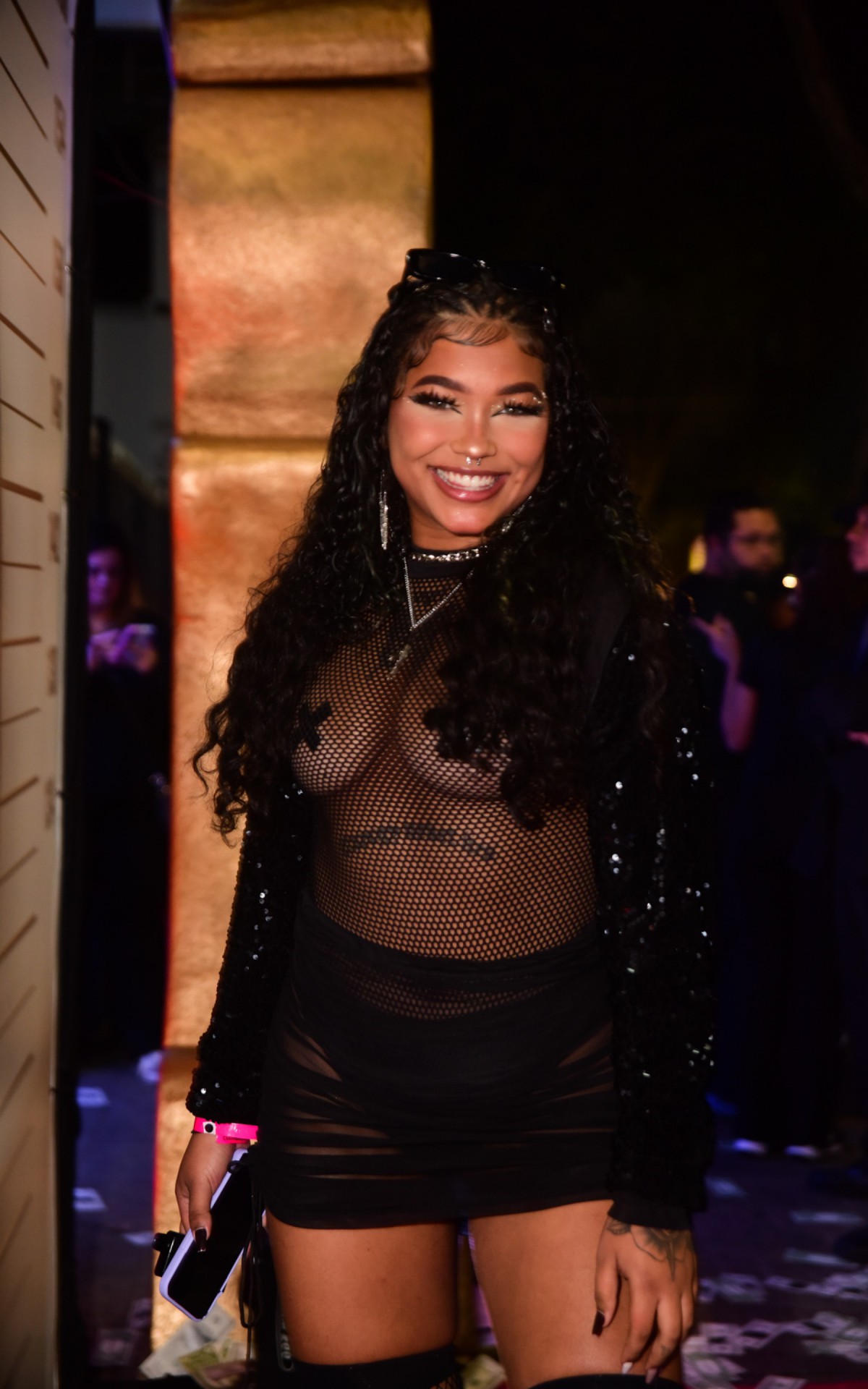 Lysa Barcelos, que ficou conhecida ao admitir que teve um caso com Nego do Borel enquanto ele ainda namorada Duda Reis