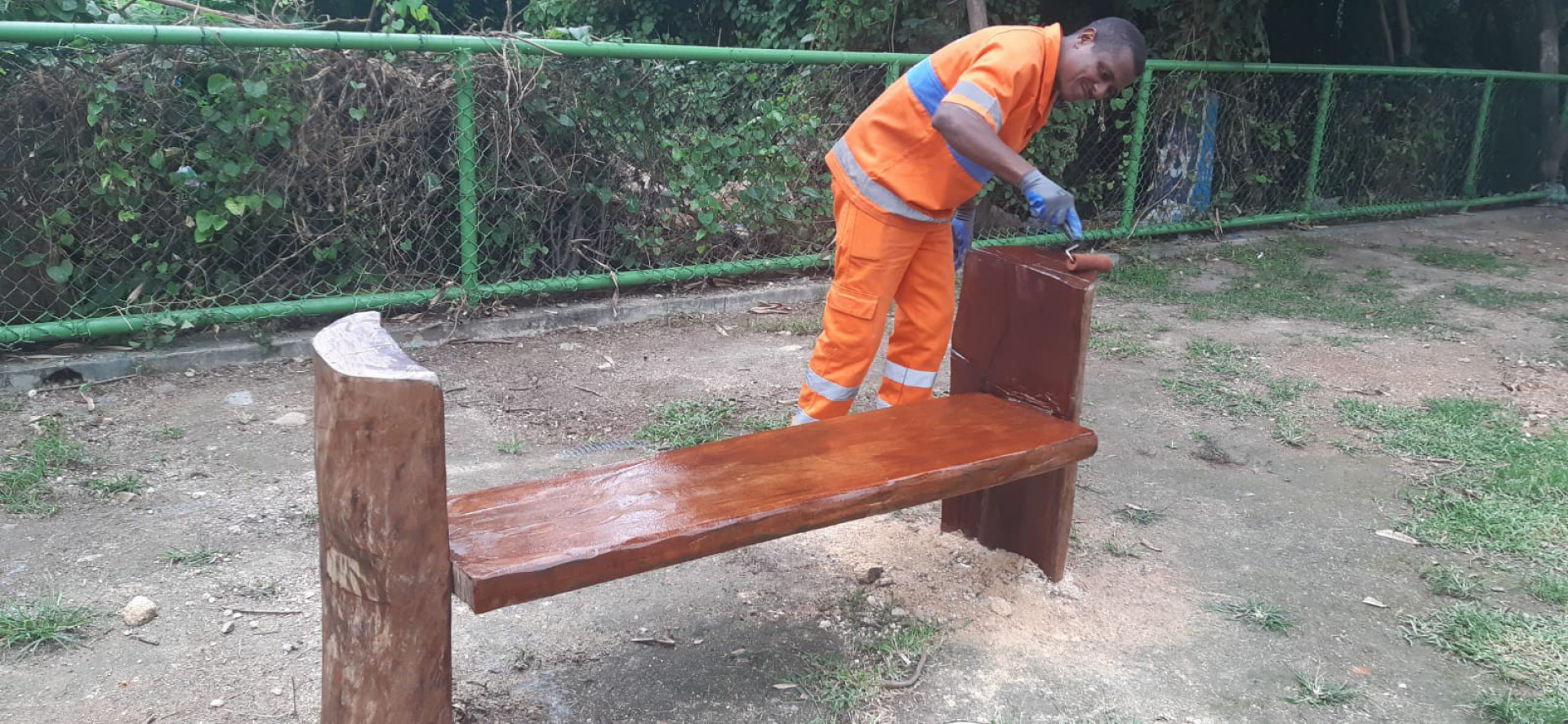 O Parcão do Gabinal - iniciativa da subprefeitura de Jacarepaguá e da Comlubr - fica na Estrada do Gabinal, na Freguesia - Divulgação