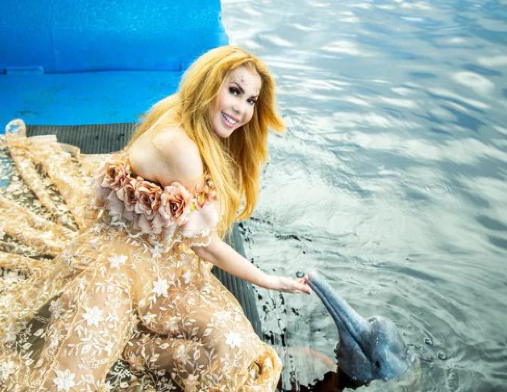 Joelma grava clipe na Amazônia - Felipe Cacique/Divulgação