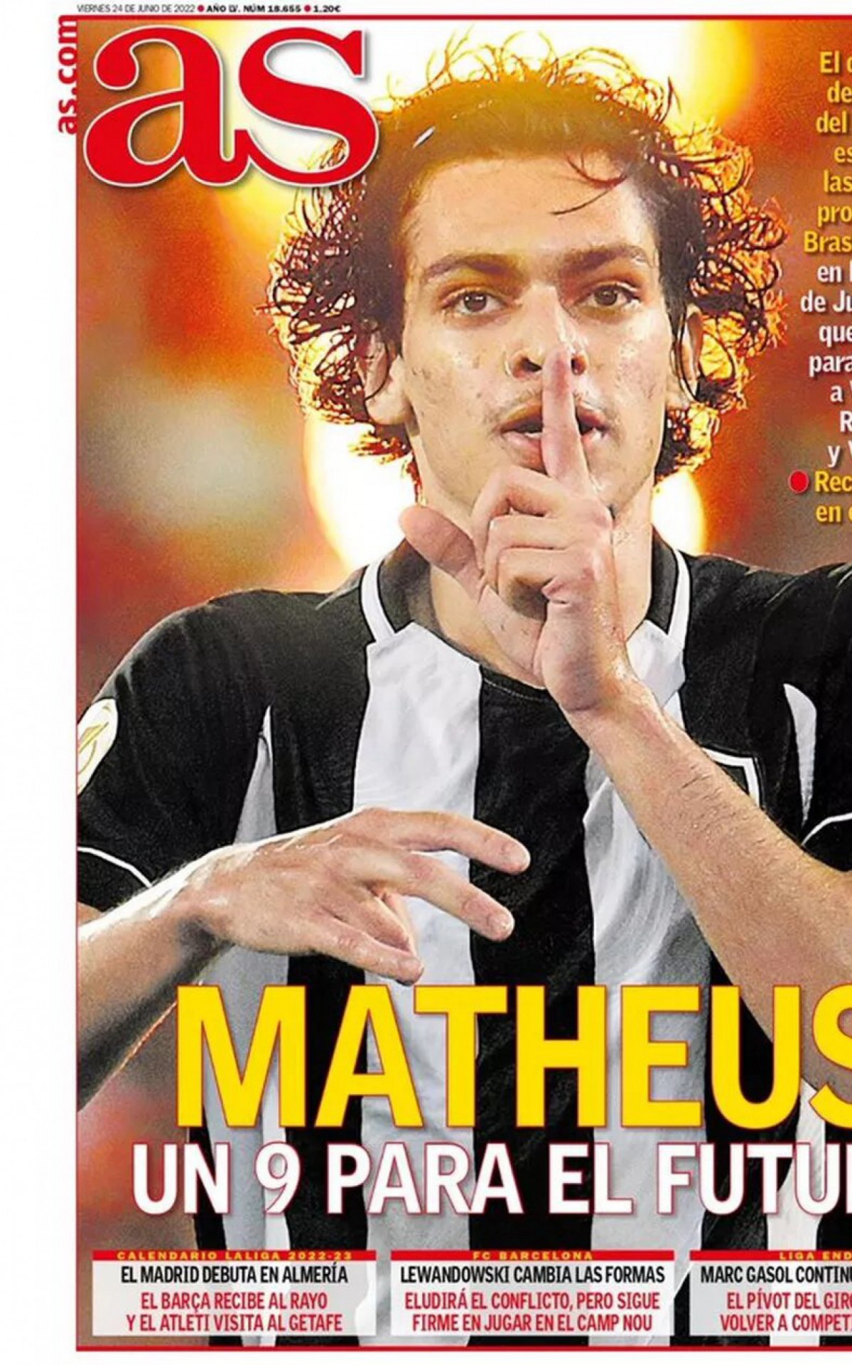Capa do Jornal 'As'