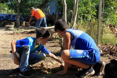 Projeto de horta escolar é estimulado em alunos da rede municipal