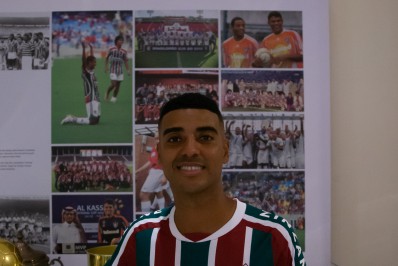 Novo reforço do Fluminense, Alan realiza treino focado na preparação física no CT Carlos Castilho