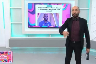 'É bicha', diz apresentador da Band ao comentar bissexualidade de Richarlyson