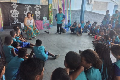 Escola municipal do Laranjal recebe edição especial de feira integrada