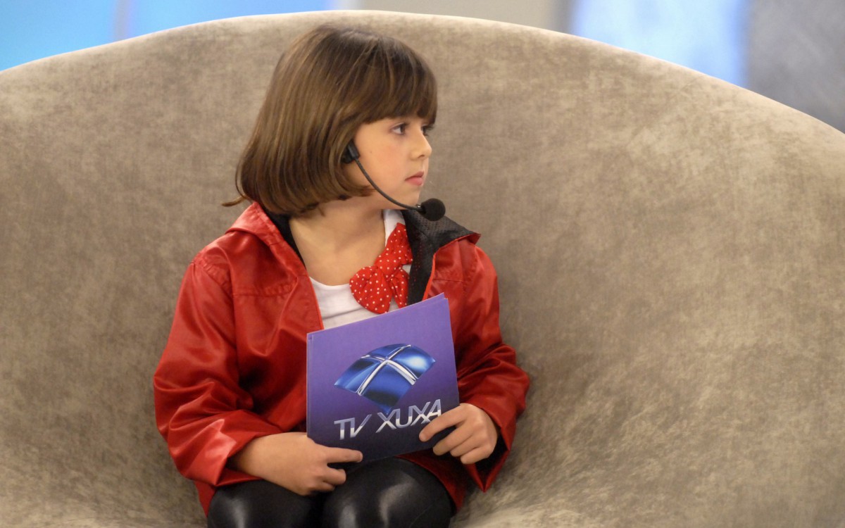 Klara Castanho na 'TV Xuxa', em 2010 - TV Globo / Blenda Gomes
