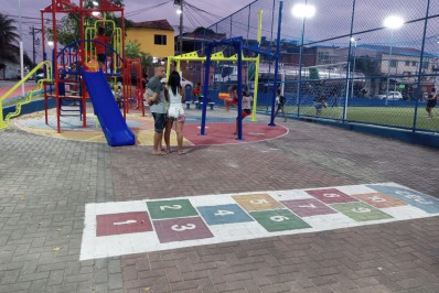 Caxias entrega nova área de lazer aos moradores de Jardim Primavera
