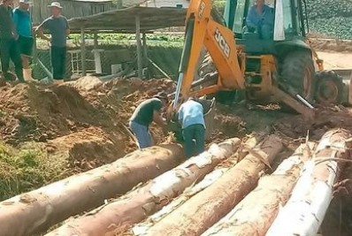Pontes são reconstruídas em Nova Friburgo