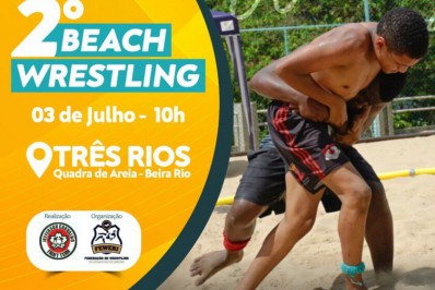 Secretaria de Esporte e Lazer realiza 2ª edição do Open Beach Wrestling na Beira-Rio