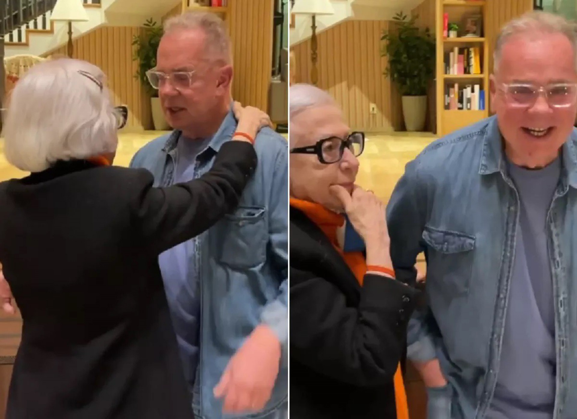 Luiz Fernando Guimarães impressiona atores por intimidade com Fernanda Montenegro - Reprodução / Instagram