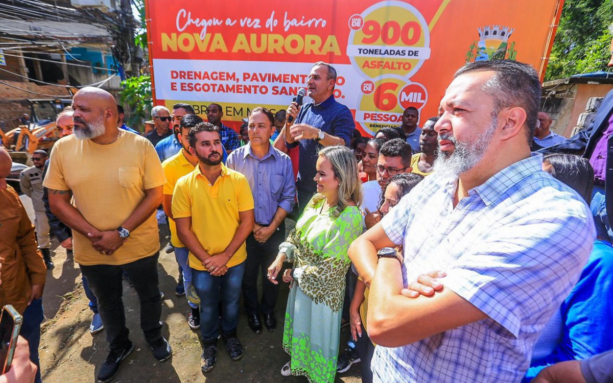 Prefeito Waguinho destacou que diversas ruas de Nova Aurora e S&atilde;o Francisco de Assis ser&atilde;o contempladas com obras