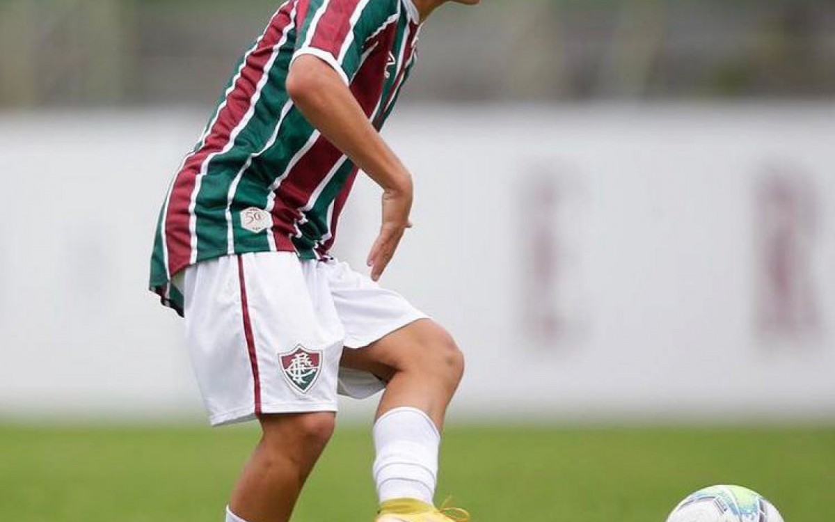 Arthur, joia da base do Fluminense - Foto: Gilvan de Souza/Fluminense