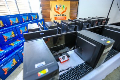 Emenda parlamentar garante 60 computadores e mobiliários à Assistência Social de Belford Roxo