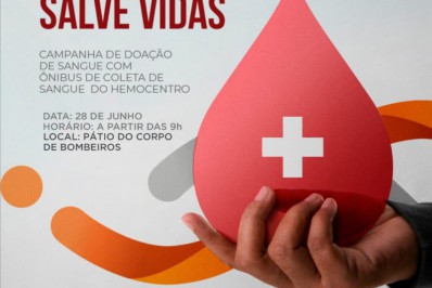 Secretaria de Saúde convoca doadores e estudos orientam que quem doa sangue corre menos risco de câncer