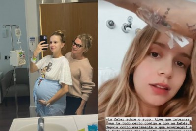 Isabella Scherer é internada aos seis meses da gravidez de gêmeos