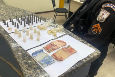 PM apreende cocaína no bairro Vila Nova, em Barra Mansa
