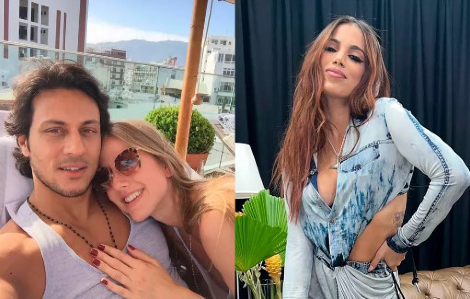 Thiago Mansur, Gabriela Prioli e Anitta  - Reprodução/Instagram
