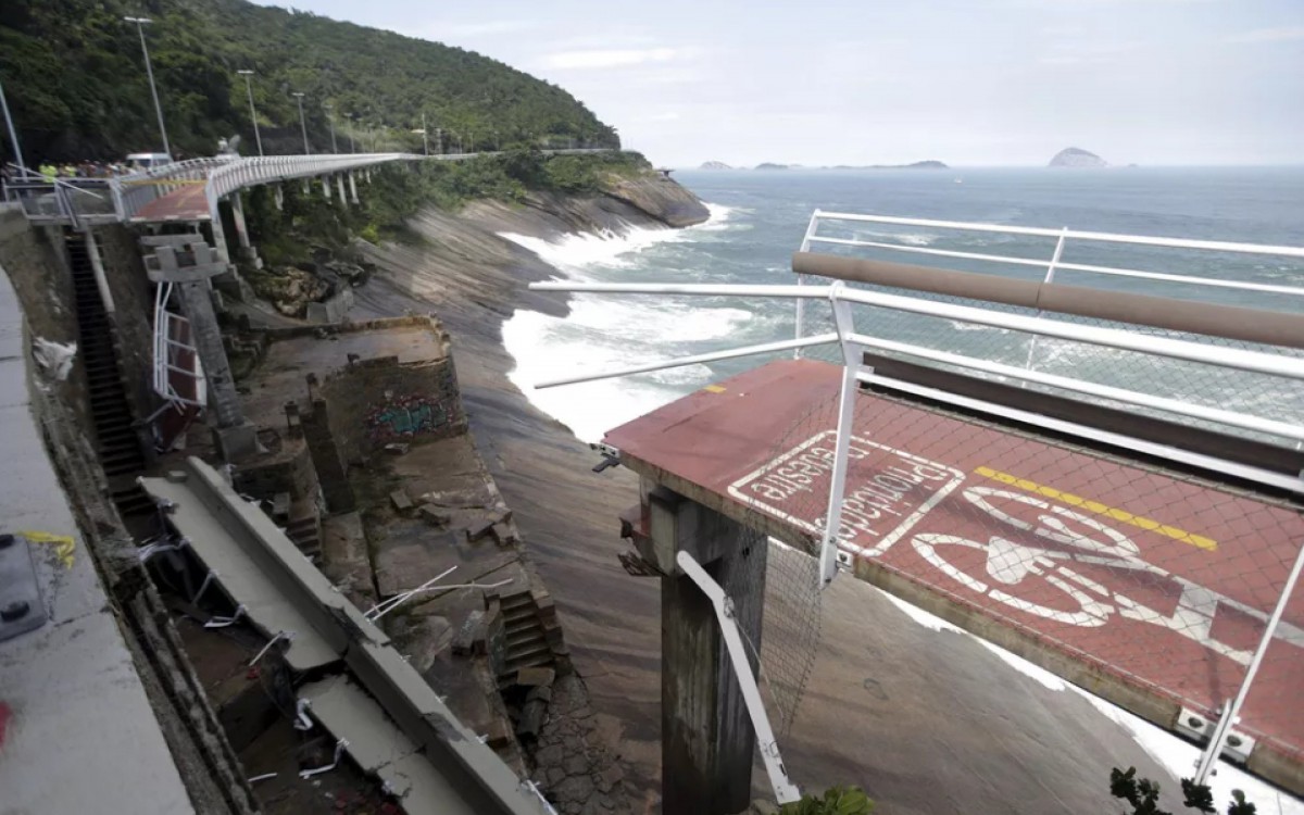 Trecho da Ciclovia Tim Mais desabou em 2016, matando duas pessoas