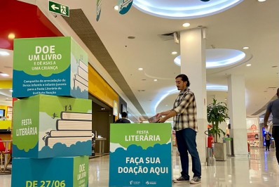 Caxias Shopping apoia feira literária do Instituto Reação