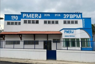 Governador e Prefeito de Belford Roxo inauguram Companhia Destacada da PM no Roseiral (30/06)