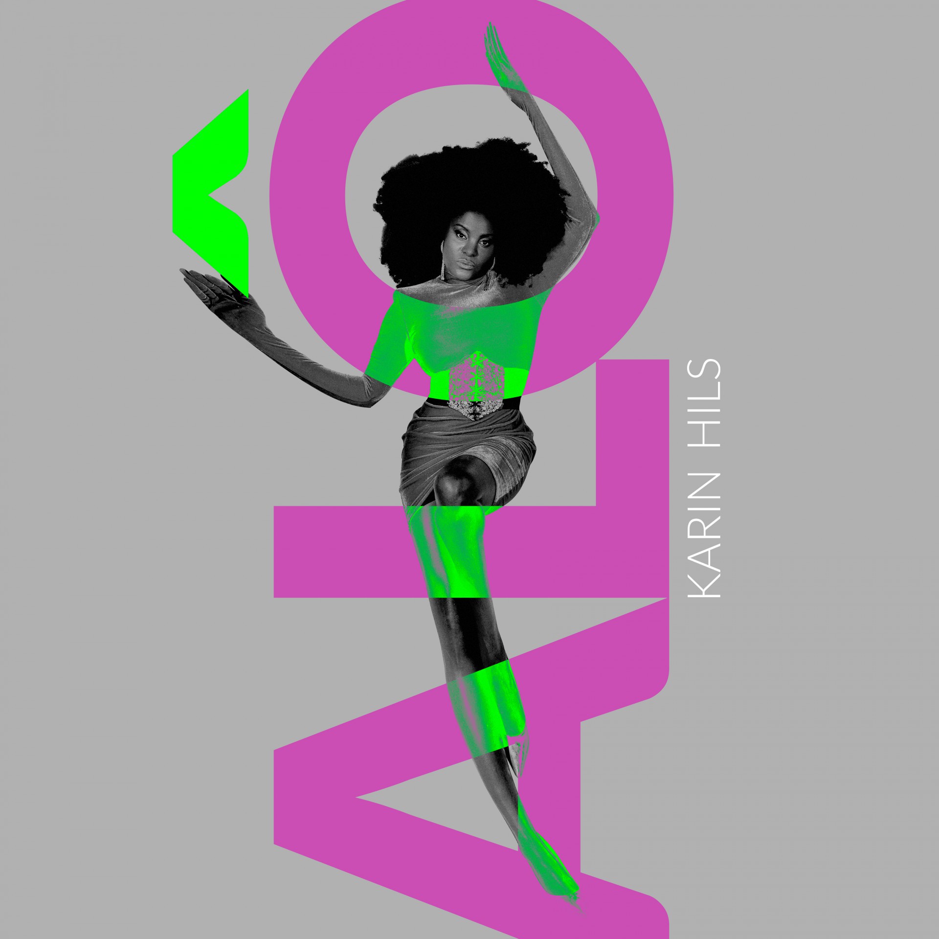 Capa do single 'Alô', de Karin Hils  - Divulgação 