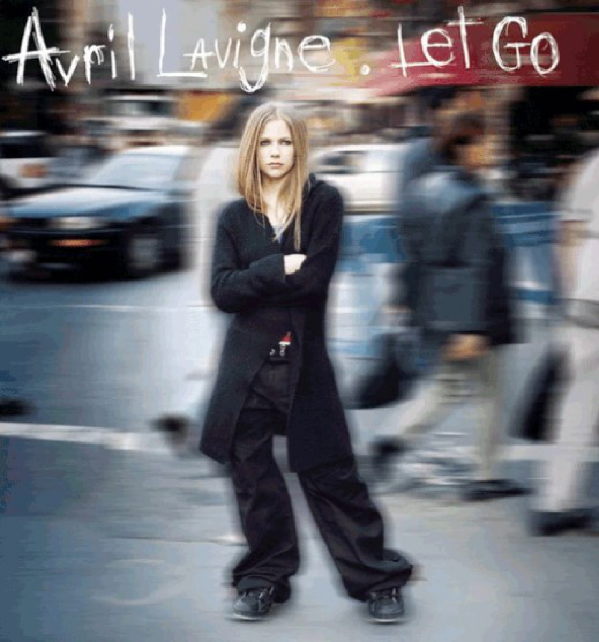 Avril Lavigne na capa de 'Let go' - Divulgação