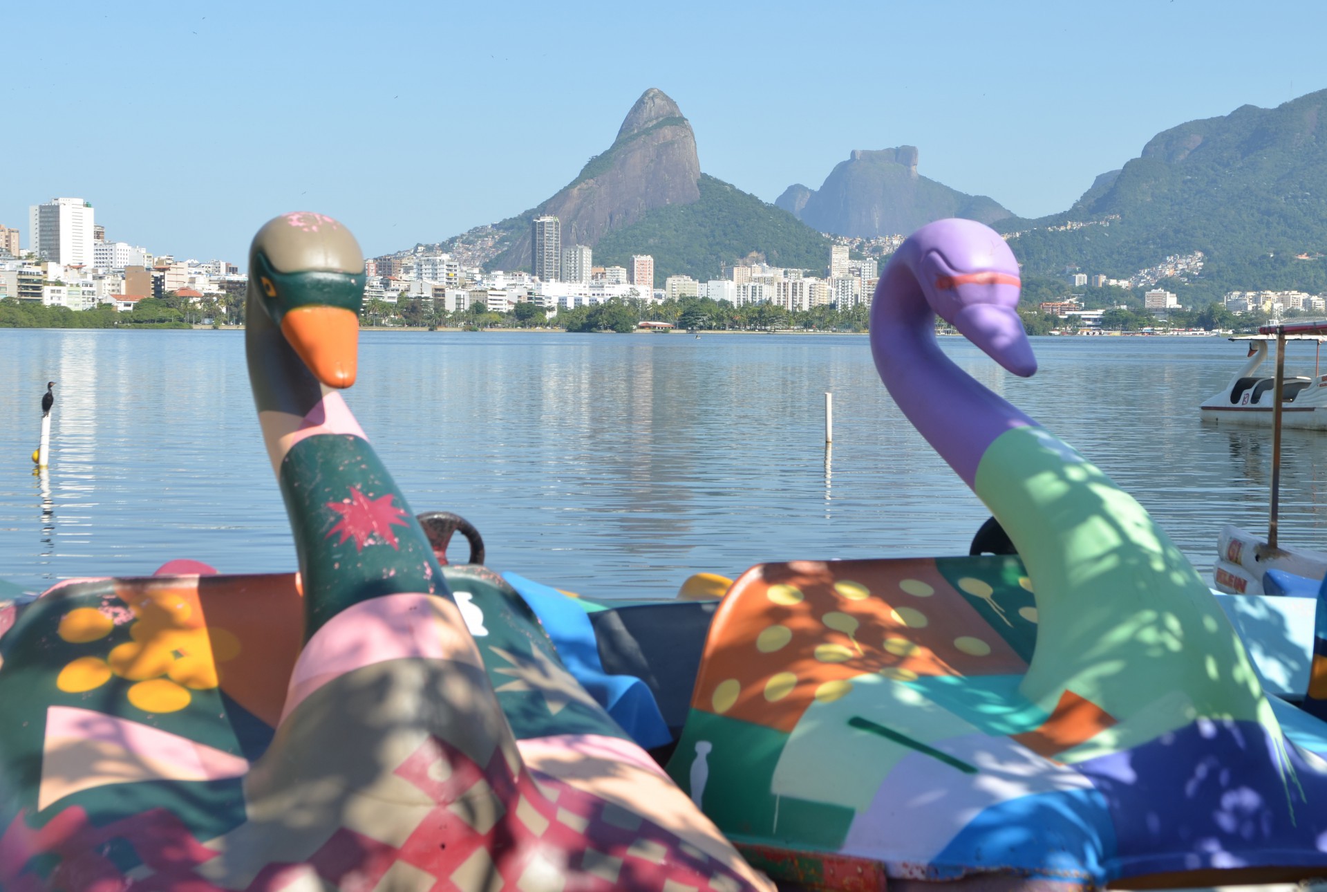 Movimenta&ccedil;&atilde;o na Lagoa Rodrigo de Freitas