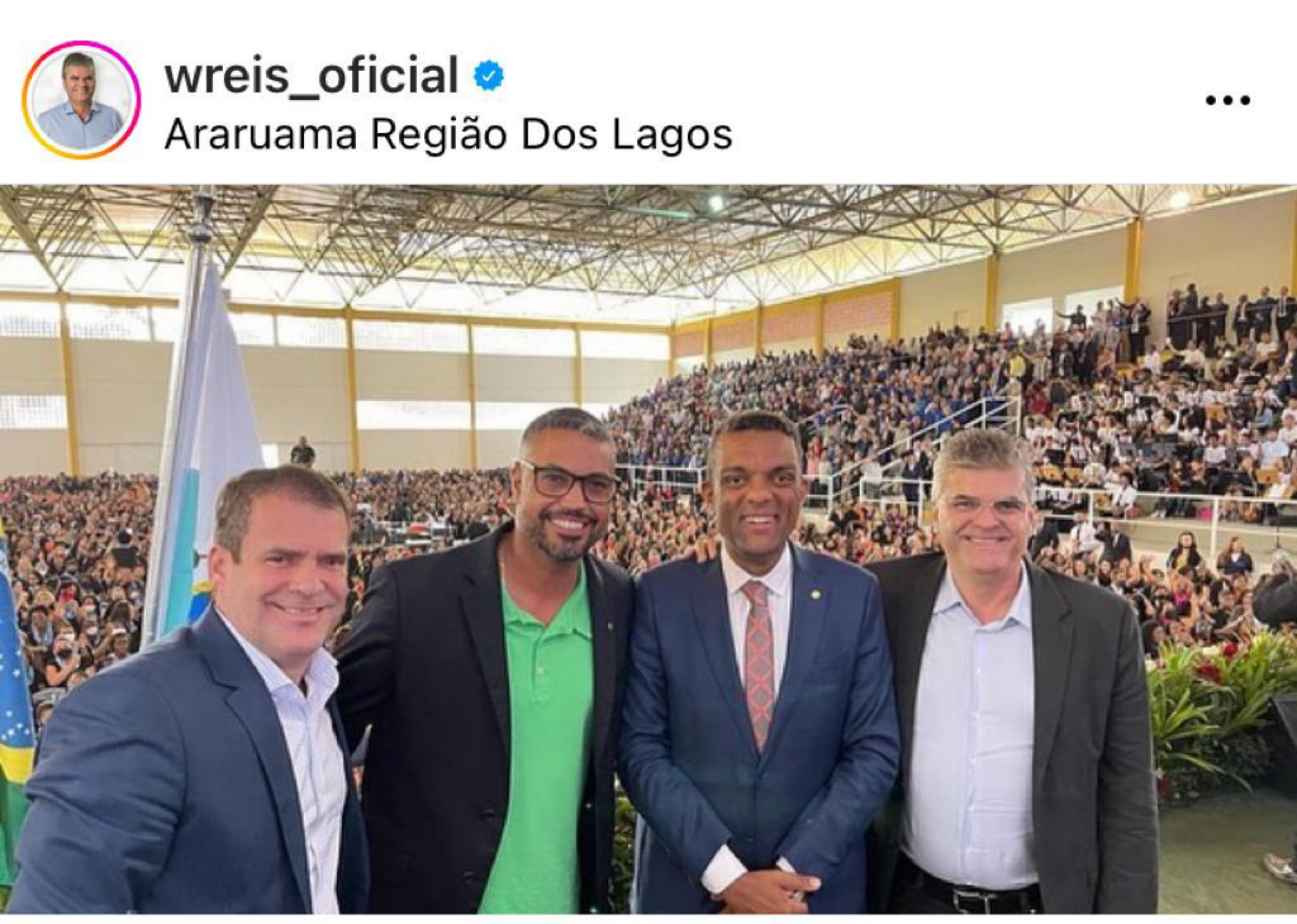 O evento encheu o gin&aacute;sio do Complexo Educacional e Esportivo Professor Darcy Ribeiro - Redes Sociais