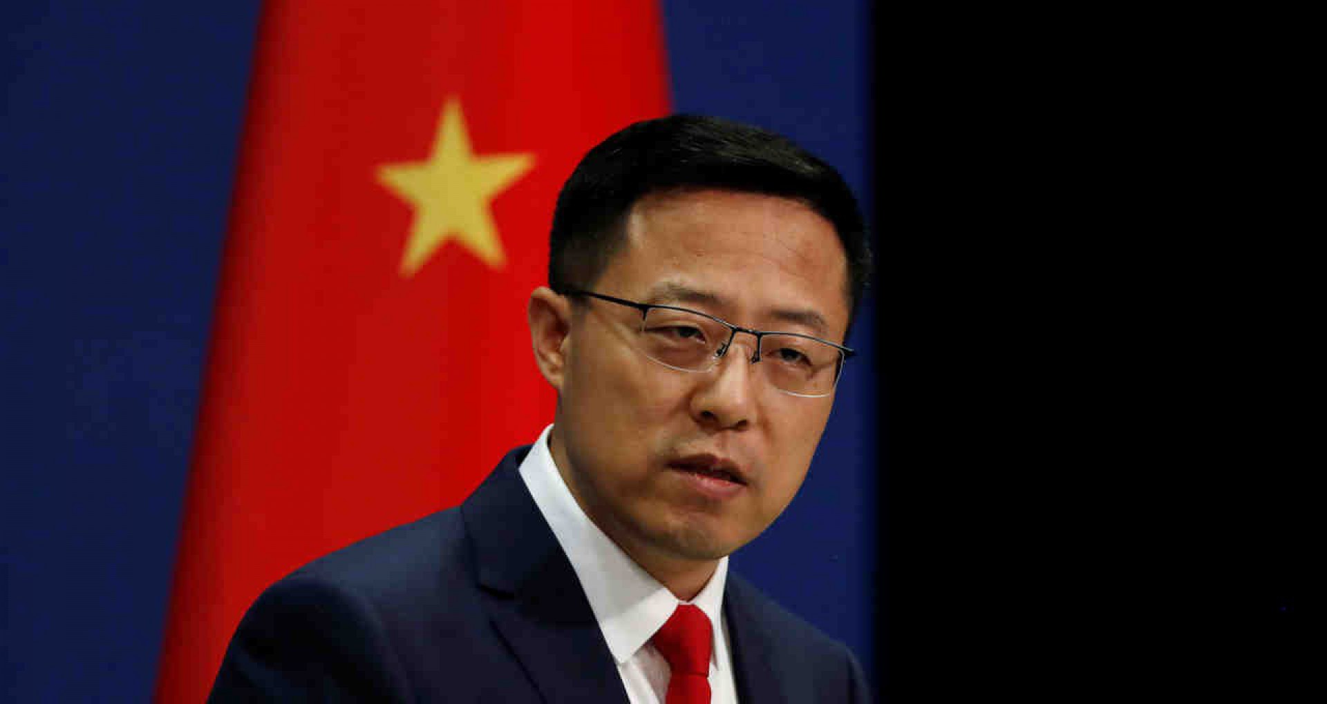 Porta-voz do minist&eacute;rio das Rela&ccedil;&otilde;es Exteriores chin&ecirc;s, Zhao Lijian