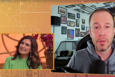 Prestes a estrear no 'The Voice', Fátima Bernardes recebe recado de Tiago Leifert: 'Se diverte'