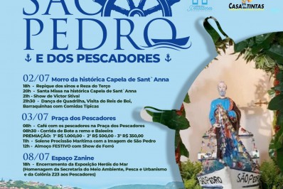 Búzios realiza festa de São Pedro neste fim de semana na Praça dos Pescadores