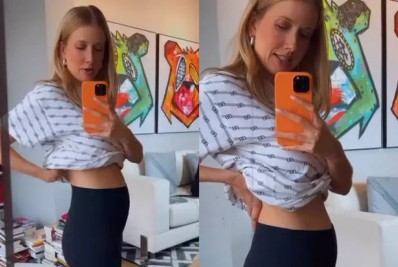 Gabriela Prioli exibe barriga de 4 meses de gravidez: 'Ela veio'