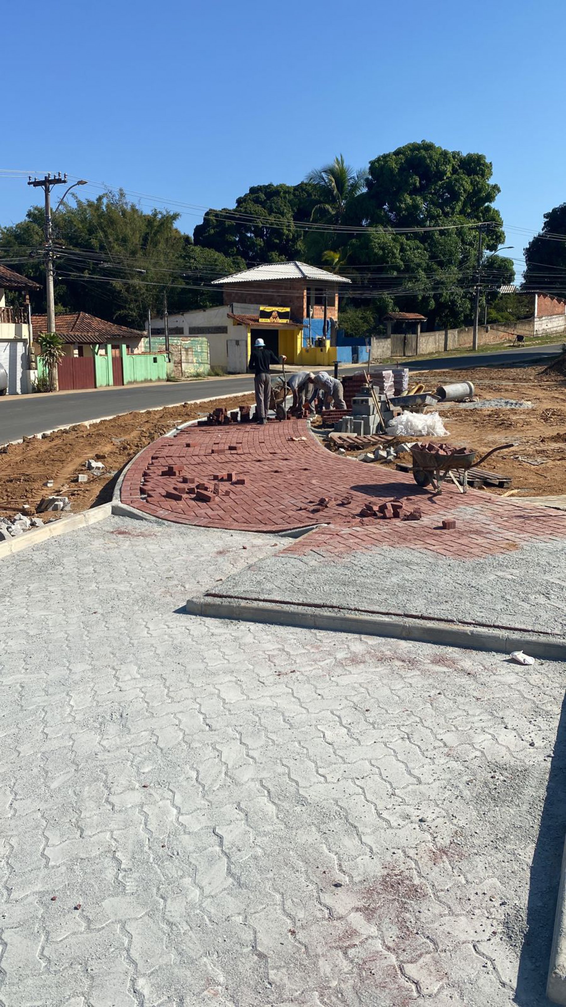 Prefeitura de Saquarema est&aacute; realizando a constru&ccedil;&atilde;o da nova Pra&ccedil;a da Barreira - Divulga&ccedil;&atilde;o/SeCom Saquarema