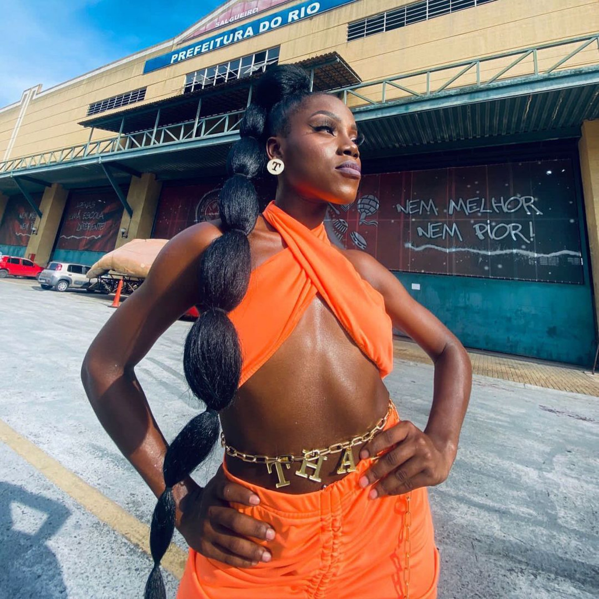 Thay Barbosa, passista do Salgueiro, dará curso de dança do samba - Diego Mendes / Divulgação