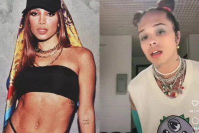 Anitta defende Vitão de ataques por uso de maquiagem: 'Gente babaca'