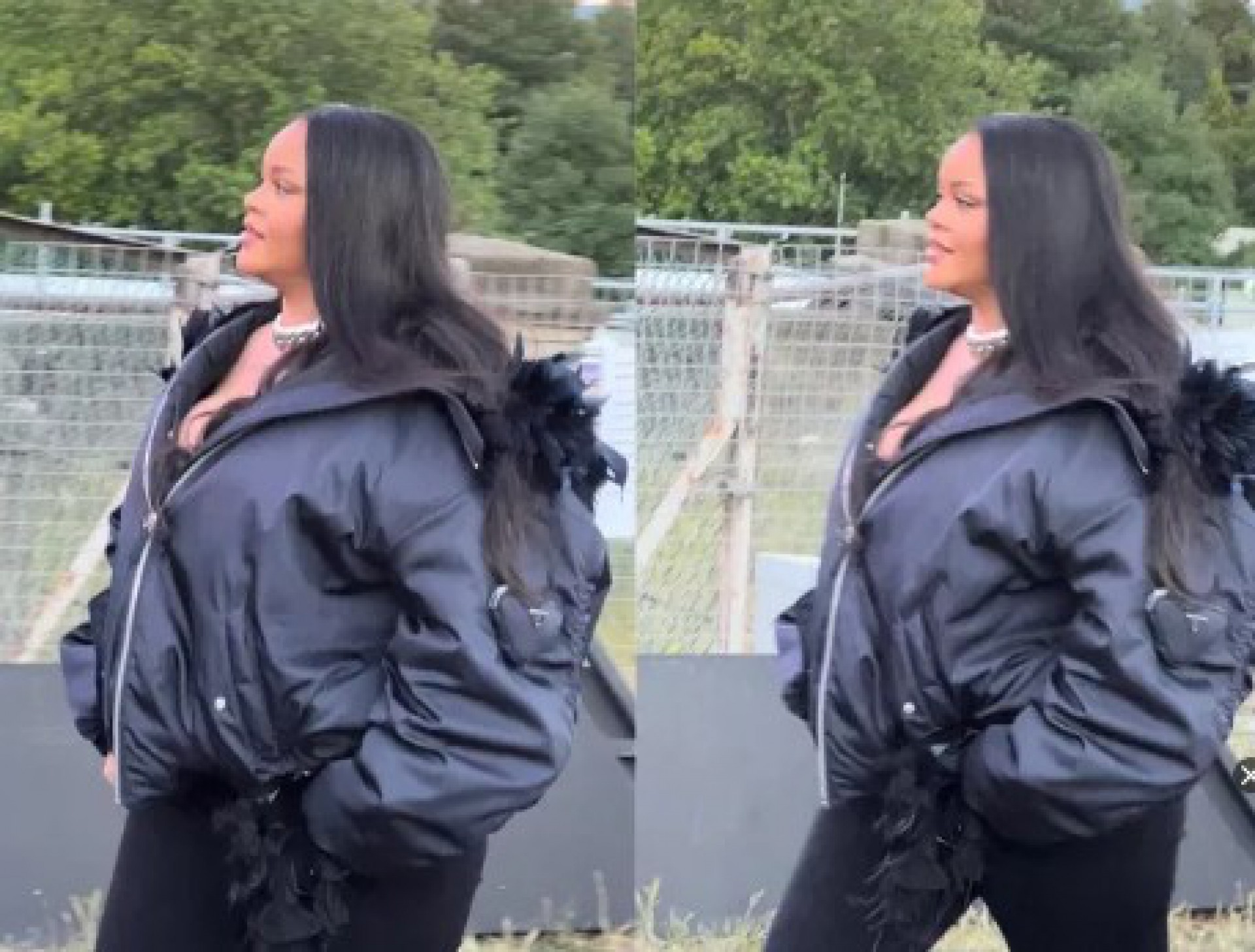 Rihanna é vista em Londres - Reprodução/Instagram