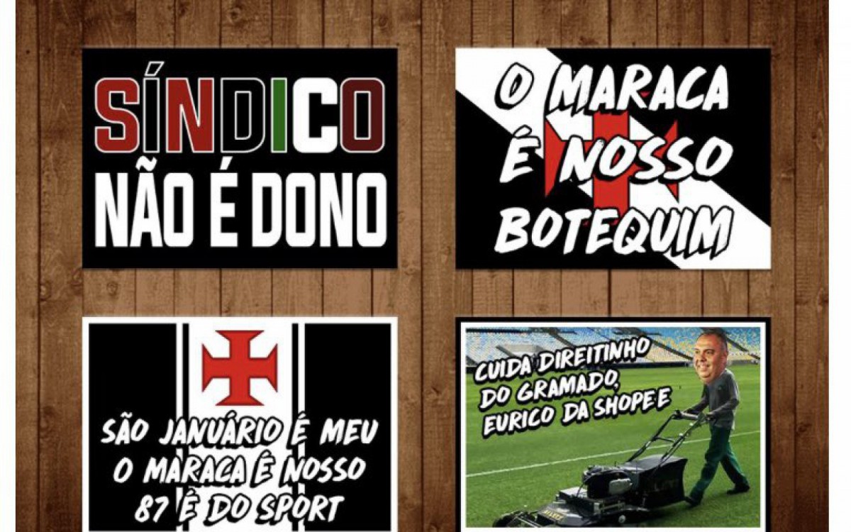 Torcida vasca&iacute;na ir&atilde;o fazer provoca&ccedil;&otilde;es aos gestores do Maracan&atilde;, Flamengo e Fluminense