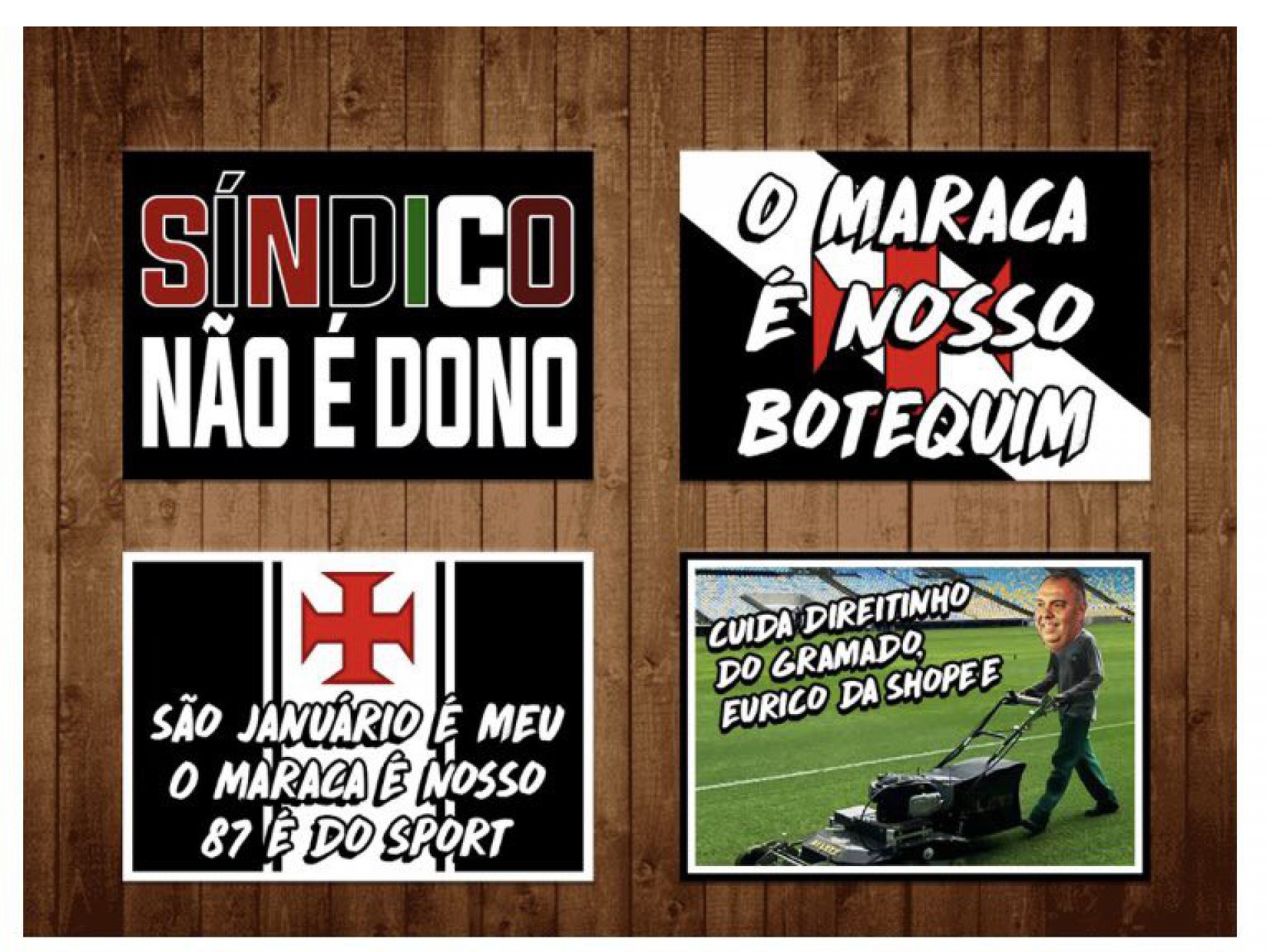 Torcida vasca&iacute;na ir&aacute; fazer provoca&ccedil;&otilde;es aos gestores do Maracan&atilde;, Flamengo e Fluminense - Foto: Reprodu&ccedil;&atilde;o/Twitter