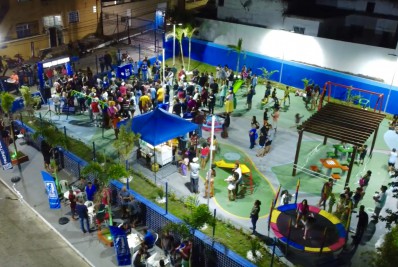 Nilópolis: Praça das Crianças é inaugurada na Rua Manoel Reis