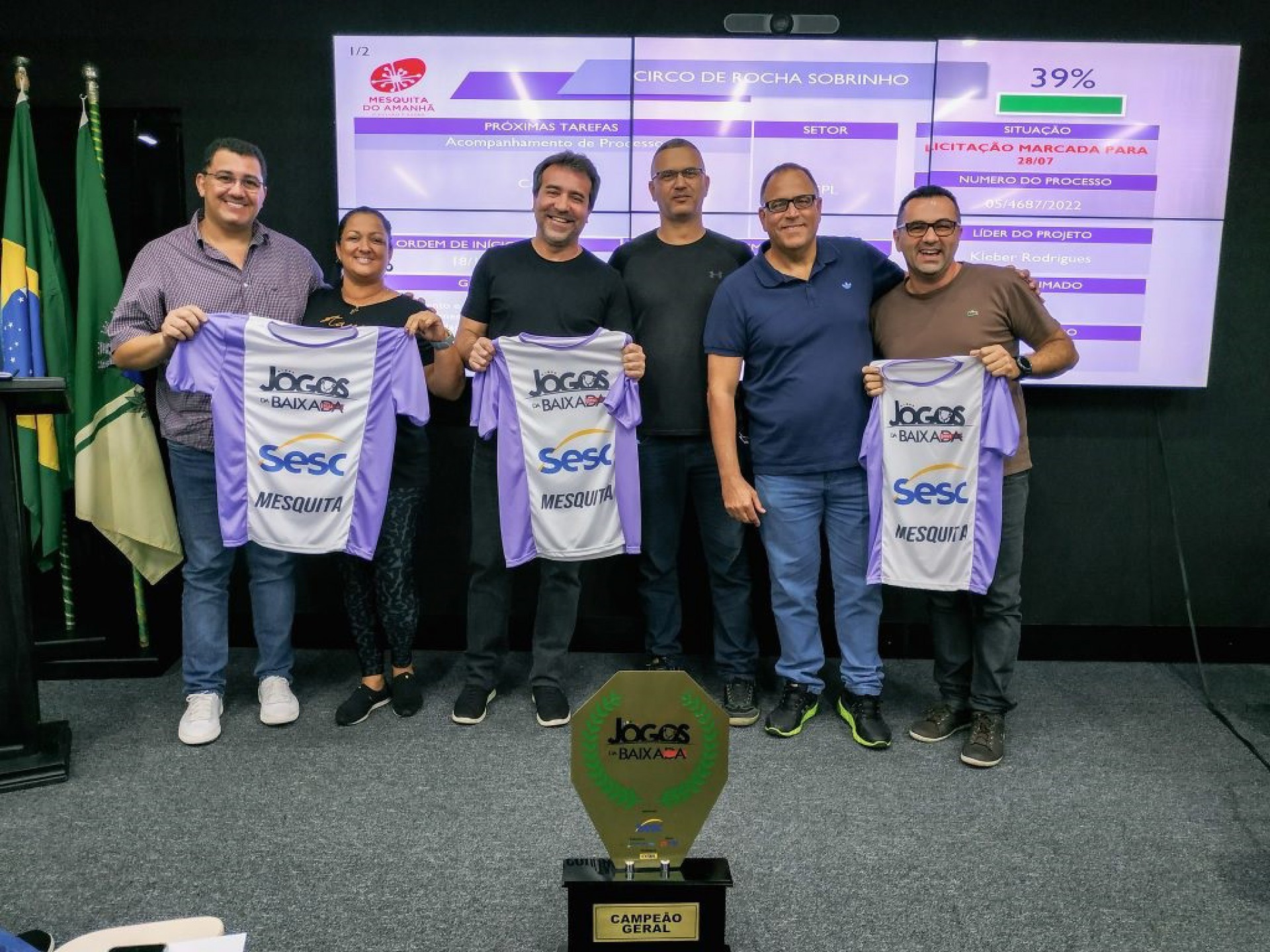 O município de Mesquita foi o grande campeão dos Jogos da Baixada 2022 - Divulgação