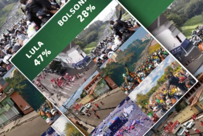 Postagem usa foto de atos sem presença de Lula para tentar desacreditar pesquisas eleitorais