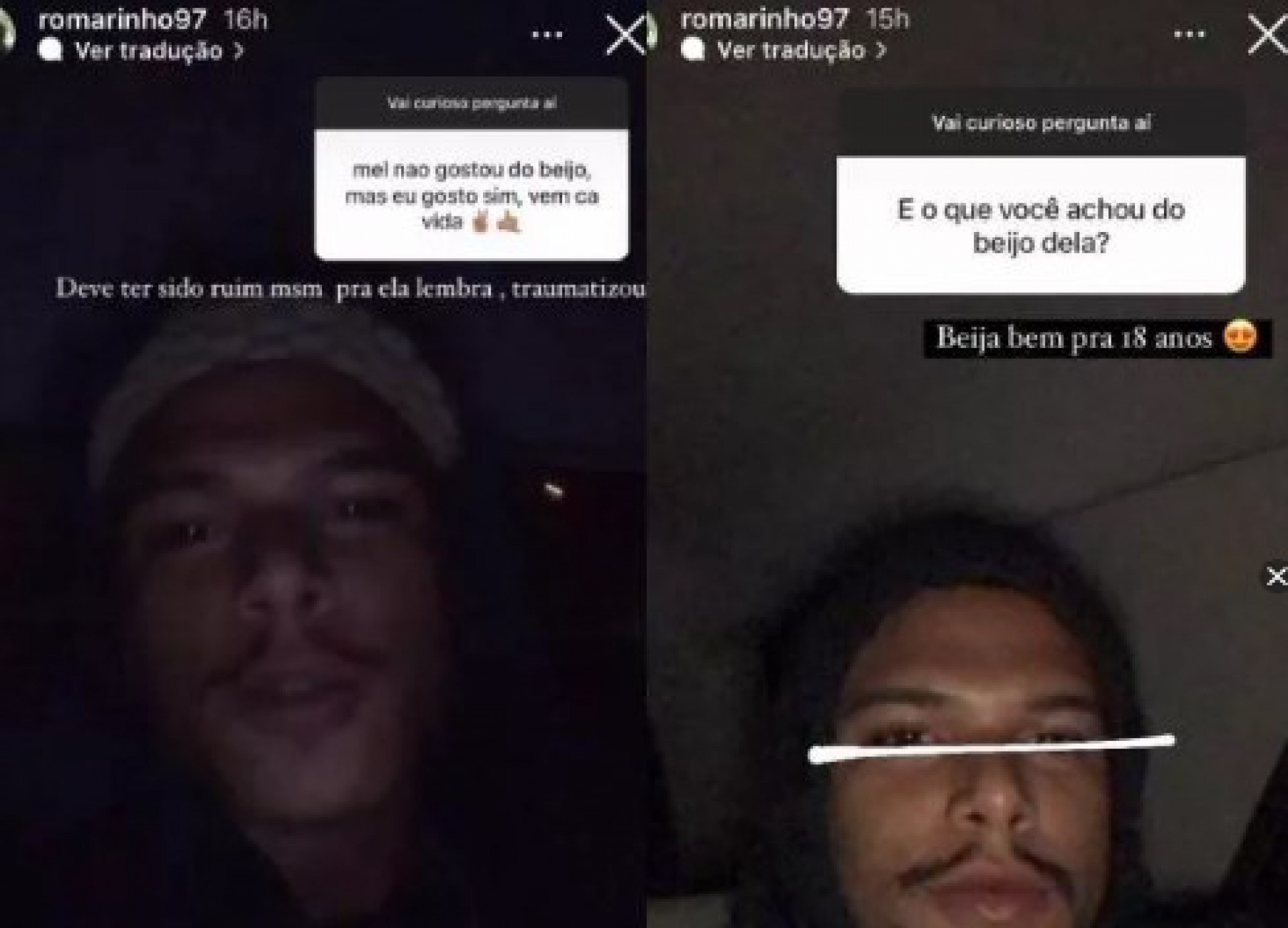 Romarinho fala de Mel Maia - Reprodução/Instagram