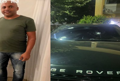 Empresário tem carro alvejado por mais de 10 tiros em Iguaba Grande